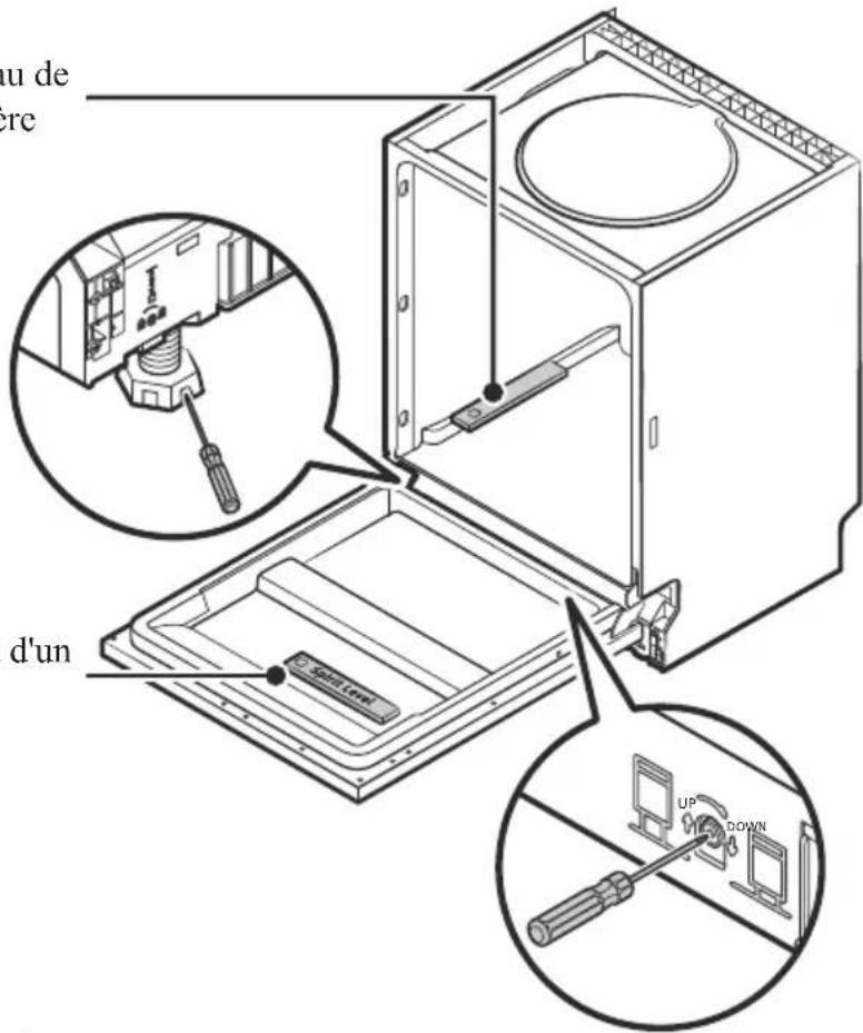 AYA ALVI1247FIX - Étape 5. mise à niveau du lave-vaisselle - 1