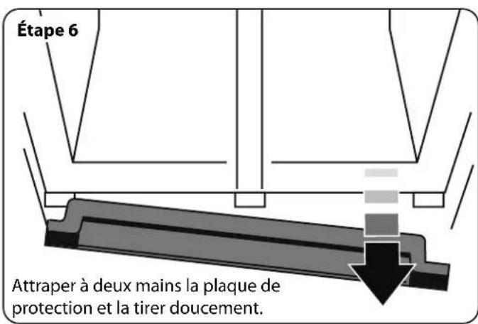 FALCON FSXS21 - Déposer de la plaque de protection - 6