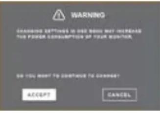 AG Neovo SMQ6501 - Messages d'avertissement - 4