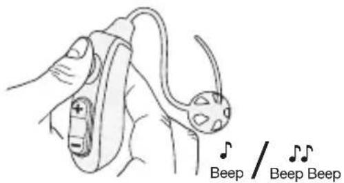 BEURER HA 85 - P2 : mode de réduction de bruit (2 bips) : - 1