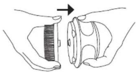 BEURER FC 25 - Scelta e applicazione dell'accessorio spazzola - 2