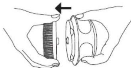 BEURER FC 25 - Choosing and fitting a brush attachment - 3