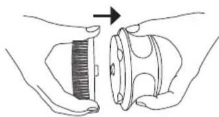 BEURER FC 25 - Choosing and fitting a brush attachment - 2