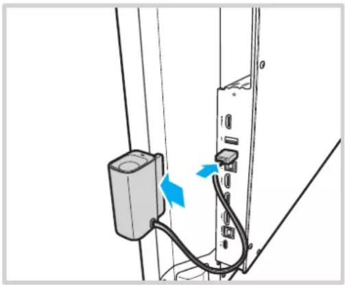 OPTOMA 5652RK - Connexion du support de stylet tactile - 1