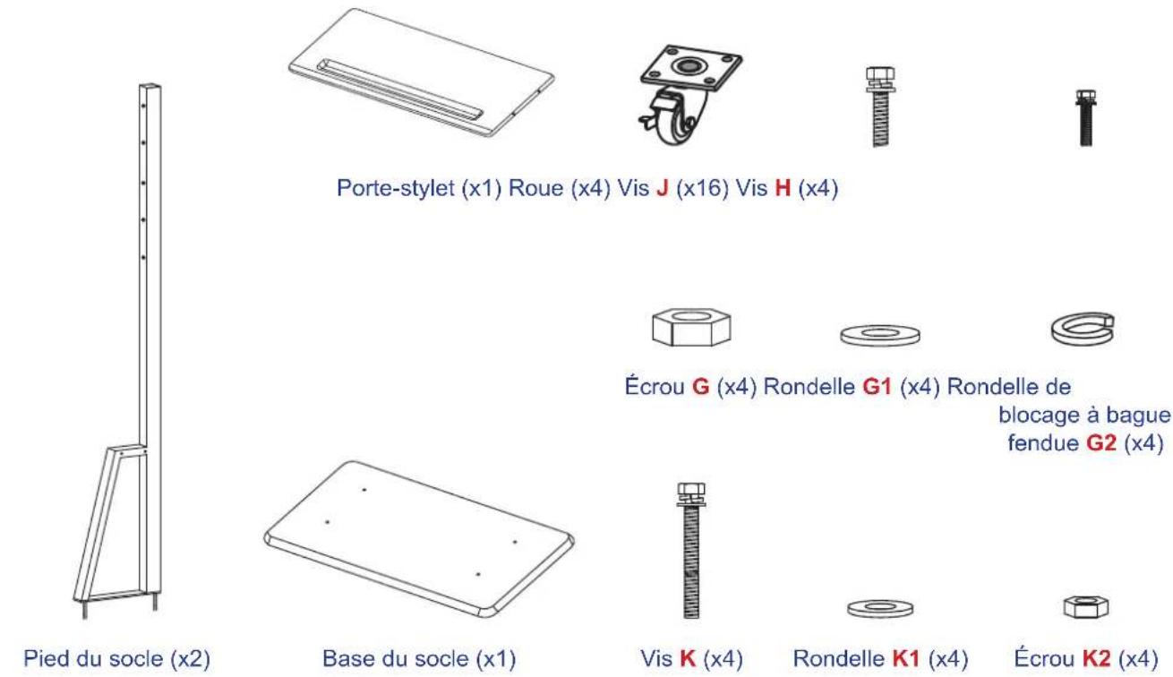 OPTOMA 5652RK - Installation par montage sur socle (en option) - 1