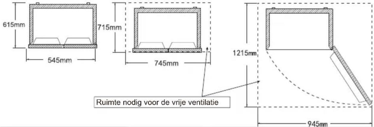 TCL RF282BSF0UK - Deze koelkast kan niet worden gebruikt als inbouwapparaat. - 1
