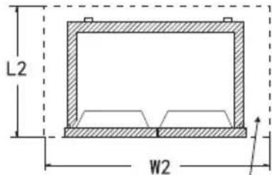 TCL RP631SSE0UK - Dieser Kuhlschrank kann nicht als Einbaugerät verwendet werden. - 2