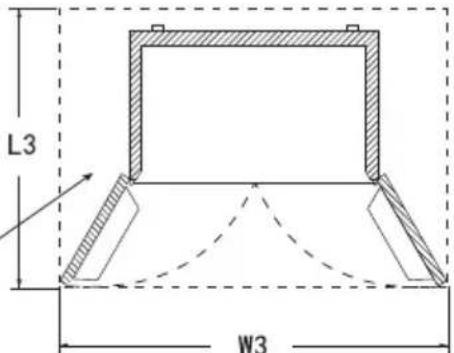 TCL RP631SSE0UK - Dieser Kuhlschrank kann nicht als Einbaugerät verwendet werden. - 3