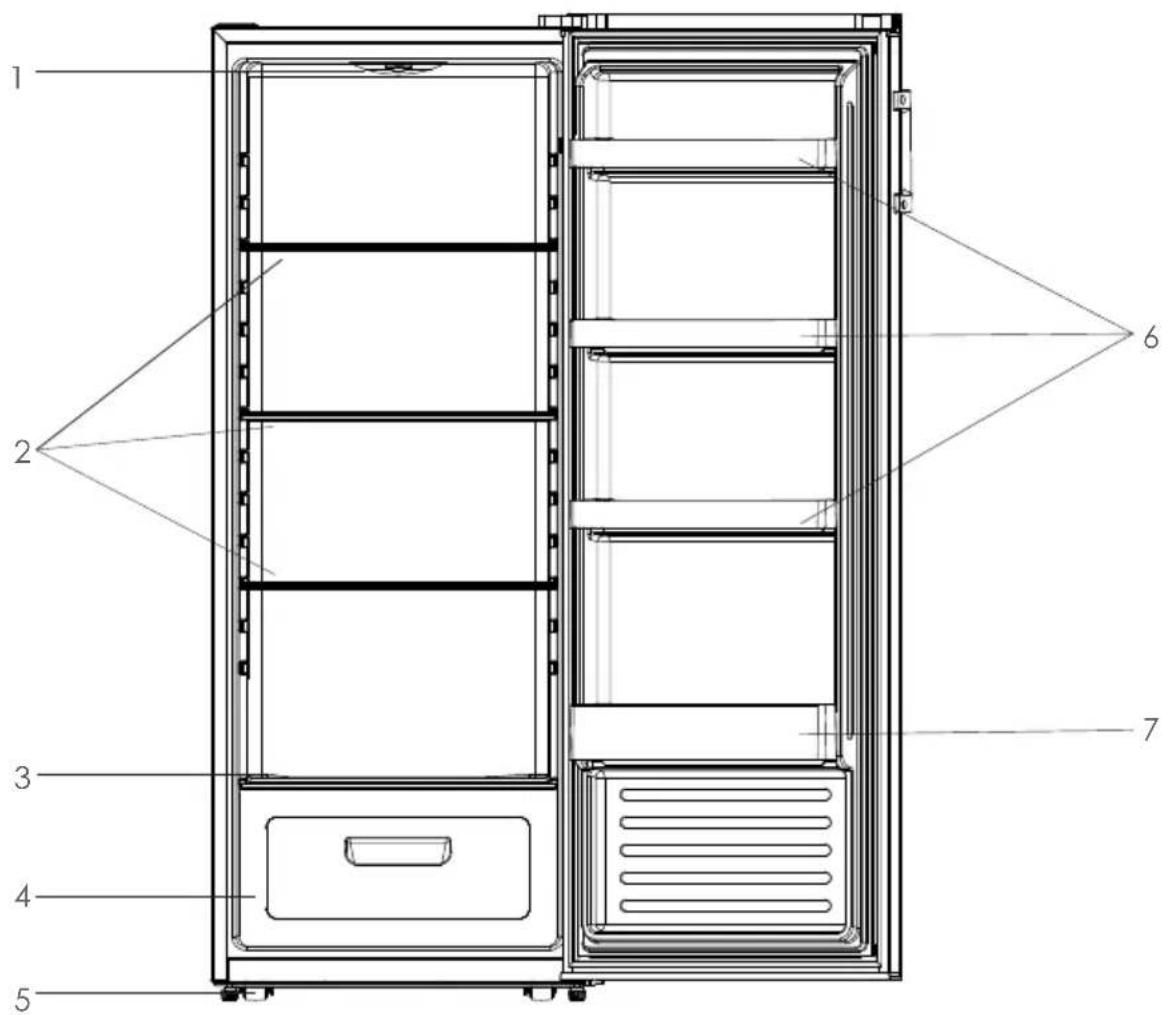 AYA AFM2205W - STRUCTURE ILLUSTRATION - 1