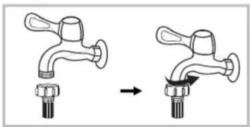 AYA ALFS8514NE - Connection between screw tap and inlet hose - 1