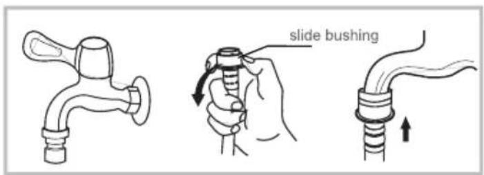 AYA ALFS8514NE - Connection between screw tap and inlet hose - 2