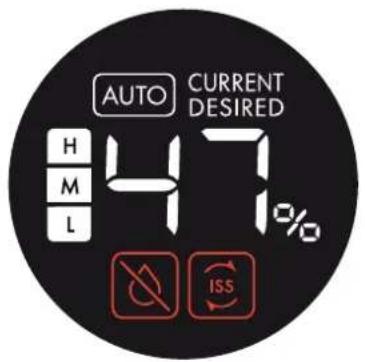 BONECO U250 - EKRANO INDIKACIJOS - 1