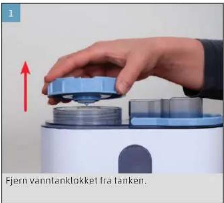 BONECO U250 - TA I BRUK OG SLÅ AV APPARATET - 1