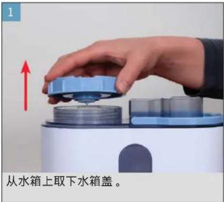 BONECO U250 - 准备操作和关机 - 1