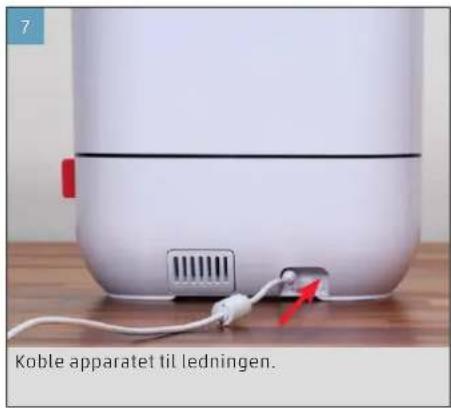 BONECO U250 - TA I BRUK OG SLÅ AV APPARATET - 7
