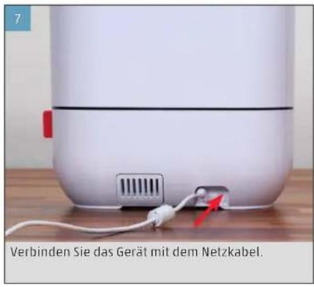 BONECO U250 - INBETRIEBNAHME UND AUSSCHALTEN - 7