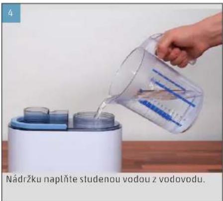 BONECO U250 - UVEDENIE DO PREVÁDZKY A VYPNUTIE - 4