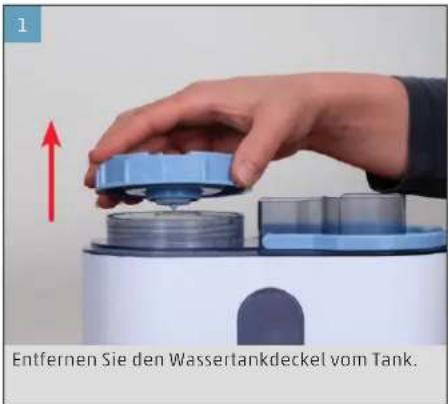 BONECO U250 - INBETRIEBNAHME UND AUSSCHALTEN - 1