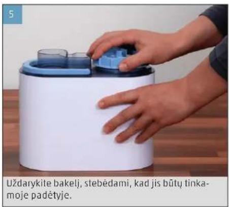 BONECO U250 - EKSPLOATAVIMO PRADZIA IR ISJUNGIMAS - 5