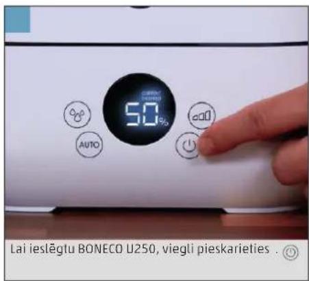 BONECO U250 - EKSPLUATACIJAS SAKSANA UN IERICES IZSLEGSANA - 10