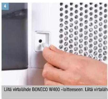 BONECO W400 - KÄYTTÖÖNOTTO - 3