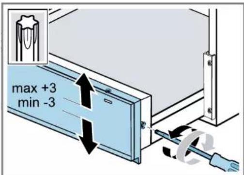 GAGGENAU WS462112 - Ajuster la face avant de l'appareil - 1