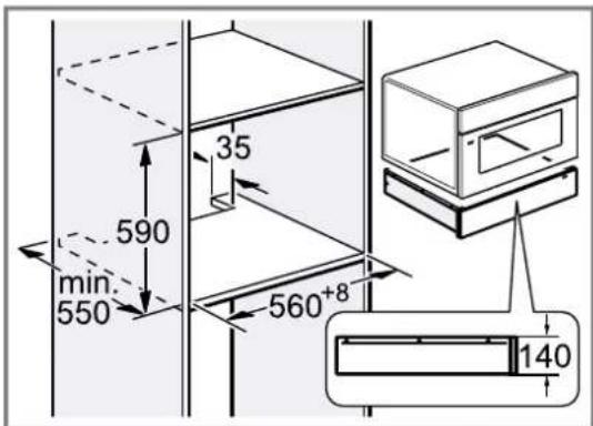 GAGGENAU WS462112 - Montage dans un élément - 1