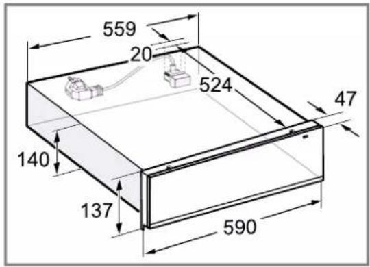 GAGGENAU WS461112 - Dimensions de l'appareil - 1