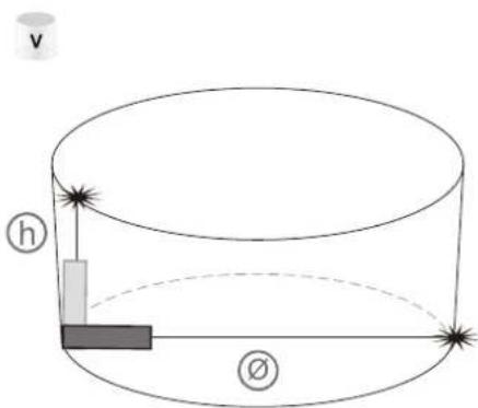TROTEC TD200 - Mesure de volume de cylindre - 1