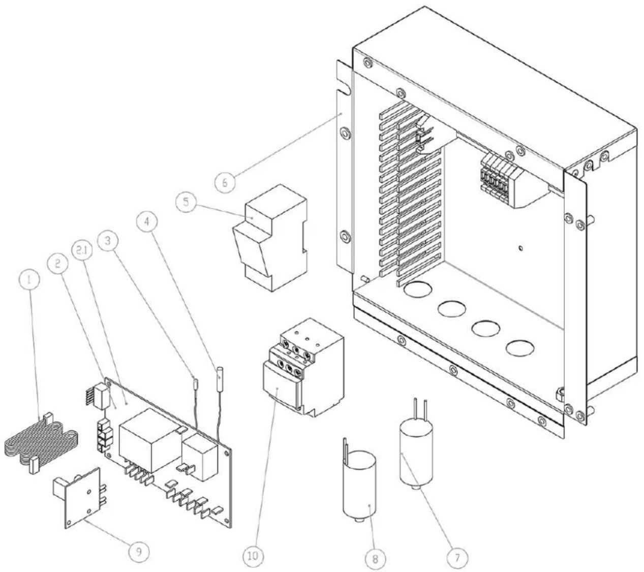 TROTEC PT 4500 S - Nomenclature et liste des pièces de rechange info - 3