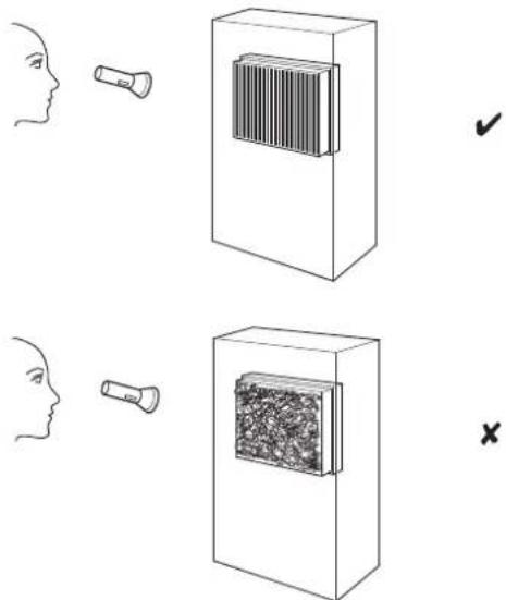 TROTEC PT 4500 S - Contrôle visuel de l'intérieur de l'appareil pour détecter des encrasements - 1