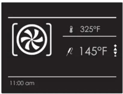 [325°F 145°F 11:00 am