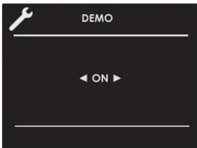 DEMO ← ON ►