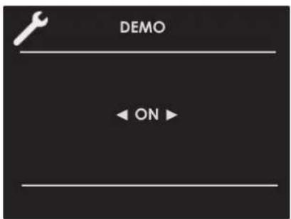 DEMO ← ON ►