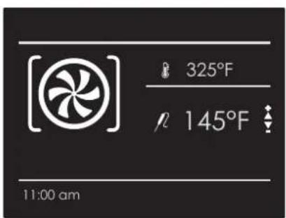325°F 145°F 11:00 am