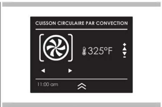 CUISSON CIRCULAIRE PAR CONVECTION 325°F 11:00 am