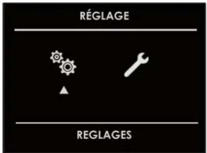 RÉGLAGE REGLAGES