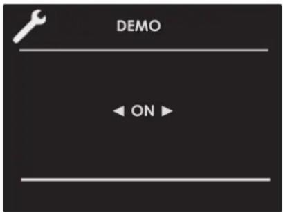 DEMO ← ON ►