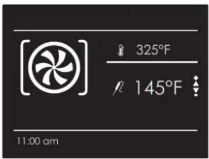 325°F 145°F 11:00 am