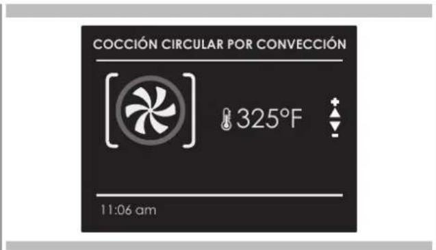 COCCIÓN CIRCULAR POR CONVECCIÓN 325°F 11:06 am