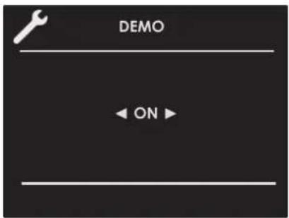 DEMO ← ON ►