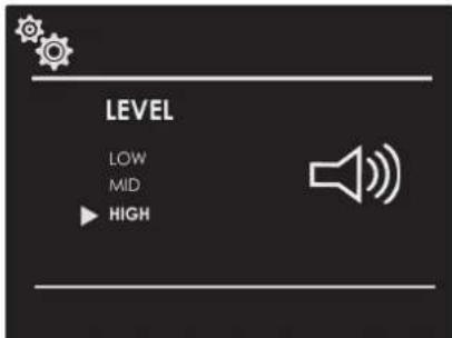 LEVEL LOW MID ▶ HIGH