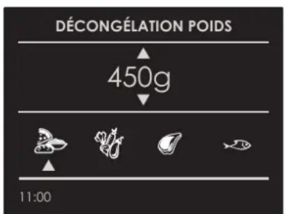 Fulgor Milano FCLCMO 4510 TEM - Fonction décongélation poids - 1