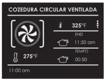 Fulgor Milano FCLCMO 4510 TEM - Para definir um modo temporizzato - 1