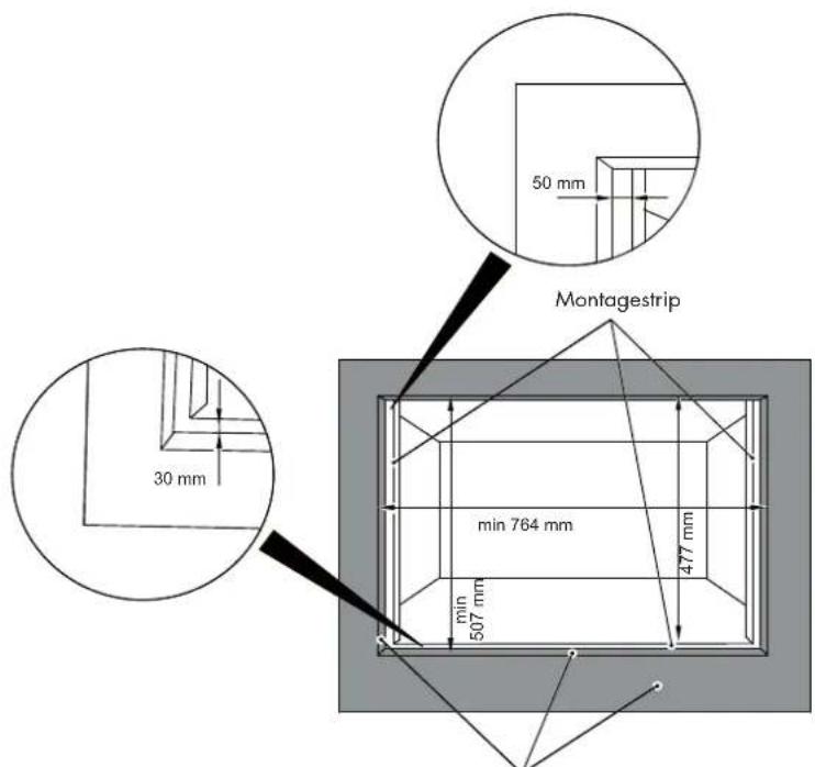 Fulgor Milano FCLCMO 4510 TEM - VLAK INGEBOUWDE INSTALLATIE - 1