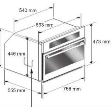 Fulgor Milano FCLCMO 4510 TEM - AUSSCHNITT & ABMESSAGENGEN 30^ - 4