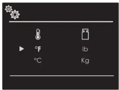 Fulgor Milano FCLCMO 4510 TEM - Temperatura & Peso - 1