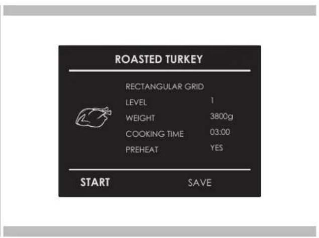Fulgor Milano FCLCMO 4510 TEM - Select an already-set recipe: - 1