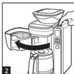 HAMILTON BEACH 45400 - How to Make Coffee Without Using Grounds Container - 4