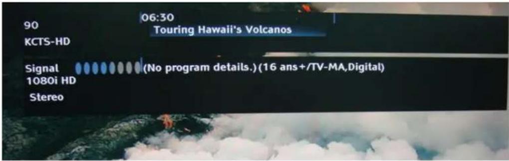 VIZIO M220VACA - Bouton INFO - 3